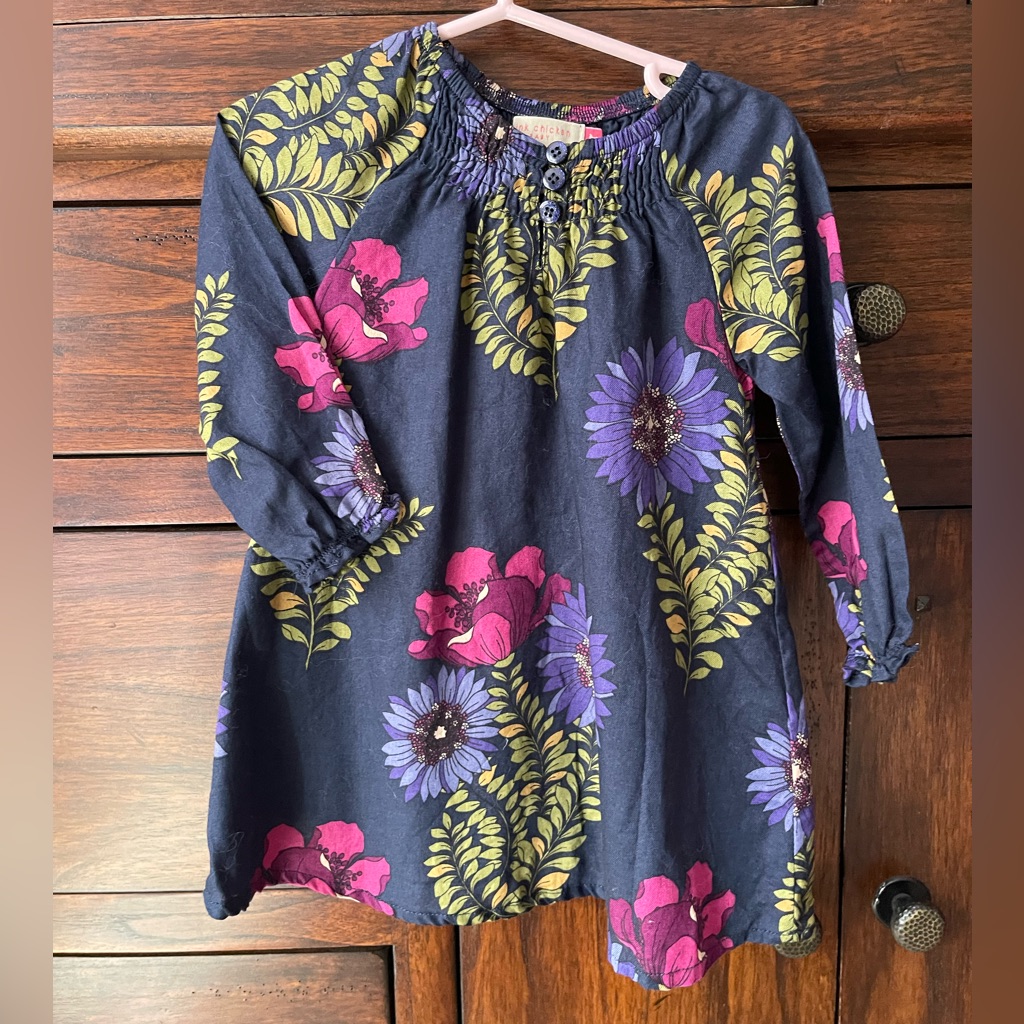 Pink Chicken Dress For Toddler